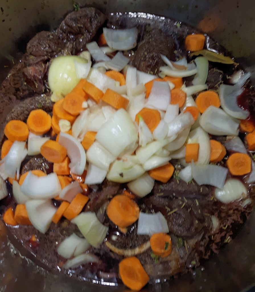 Beef Shanks with vegetables 