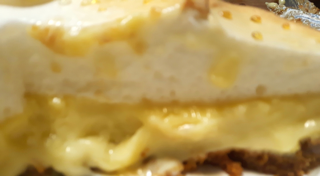 The 3 Layers - Graham Cracker Crumb Crust, Custard and Meringue